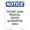 Signmission OSHA Notice, 10" Height, Peel And Stick Wall Graphic, OS-NS-RD-710-V-17155 OS-NS-RD-710-V-17155 - alternate 1